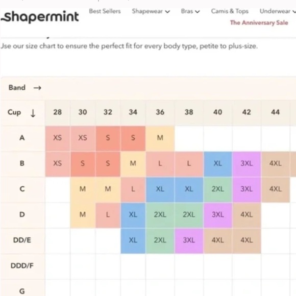 Shapermint Truekind® Everyday Throw-on Wireless Bralette Sz 3XL Chocolate - Picture 6 of 6